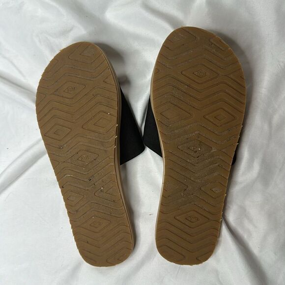 Toms Carly Slide Sandal In Black Jersey. Size 7. - Picture 6 of 8